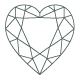 Heart-shape-cut ハートシェイプ カット